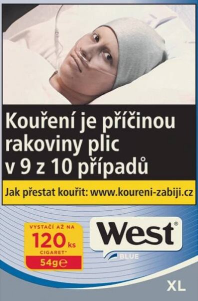 West Blue tabák cigaretový 54 g