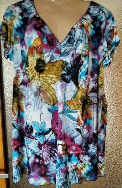Dámská halenka -tunika-Nádherné barvy.vel.níže.(XL-XXL)