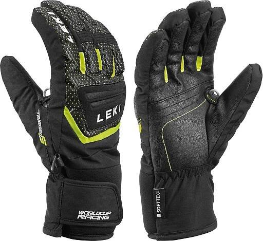 LEKI Worldcup S Junior Black/Ice Lemon