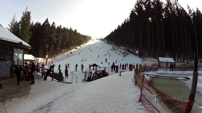 Ski areál Šacberk - Trasa