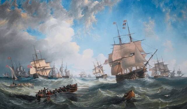 The_Channel_fleet_in_heavy_weather,_by_John_Wilson_Carmichael (1)