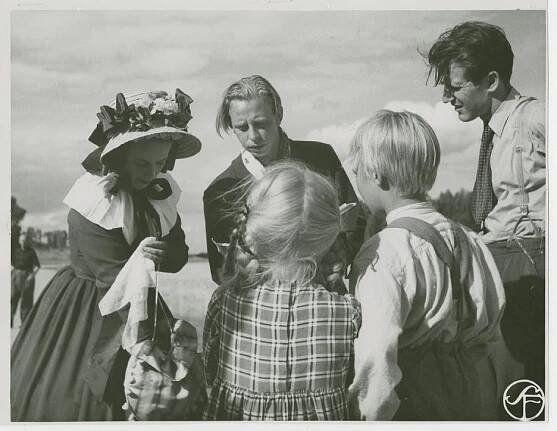 Britta Brunius, Rune Lindström, Kate Elffors, Björn Näslund - Tant Grön, Tant Brun och Tant Gredelin - Z natáčení