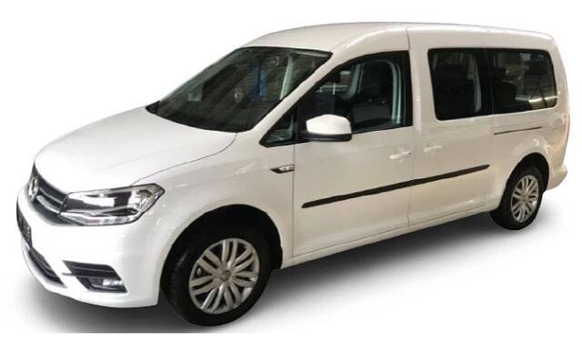 Příčníky Thule WingBar Evo Black Volkswagen Caddy Maxi Life IV 2016-2020 s pevnými body