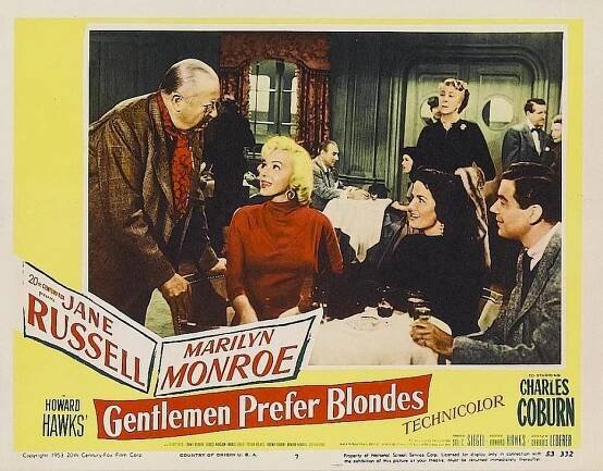 Charles Coburn, Marilyn Monroe, Jane Russell, Elliott Reid - Páni mají radši blondýnky - Fotosky