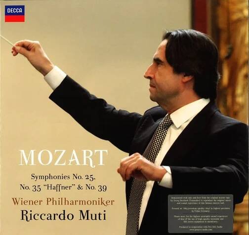 Riccardo Muti - Mozart Symphonies Nr. 25, 35, 39 (2 LP) - Muziker