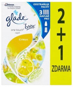 Glade by Brise One Touch Citrus náplň 2+1 3 x 10 ml