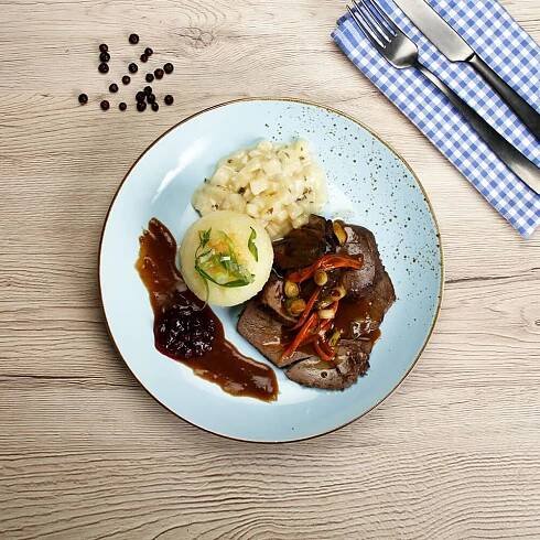 Sauerbraten vom Reh