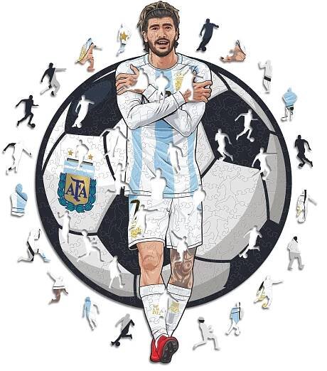 3 Soccer Players Puzzles Of Your Choice