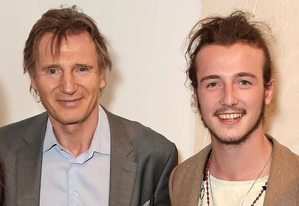 Liam and Micheál Neeson attend the Maison Mais Non launch party on June 2, 2015 in London, England | Source: Getty Images