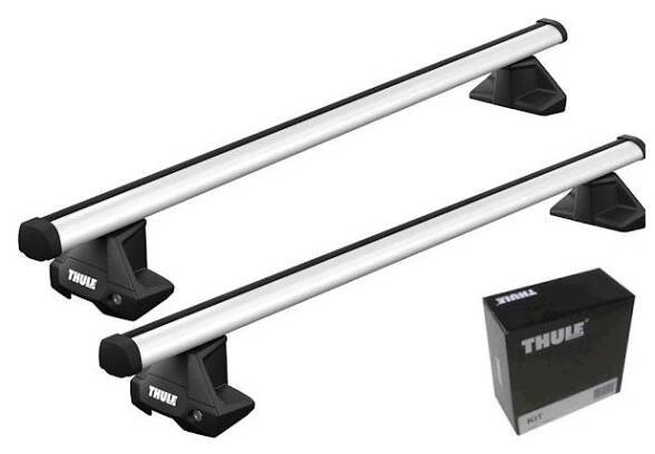 Příčníky Thule 7105 + Professional tyče 391 + kit s holou střechou