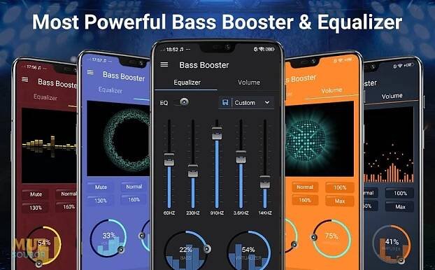 Ekvalizér - měnič hlasitosti & zesilovač basů aplikace pro Android ke stažení zdarma - download