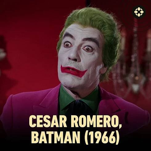 Yellow Font Cesar Romero Background