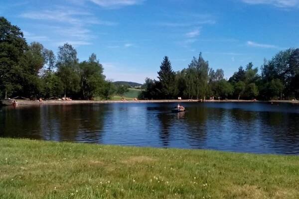 Šumava - oblíbené přírodní koupaliště Rohanov