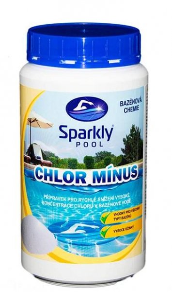 Chlor mínus - chlor stop 1 kg SPARKLY POOL 938050