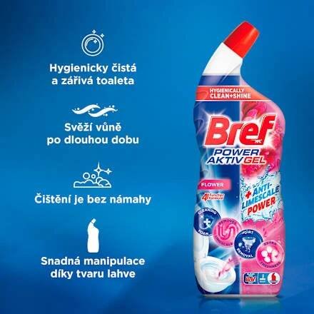 Power Aktiv WC gel Flower Bref