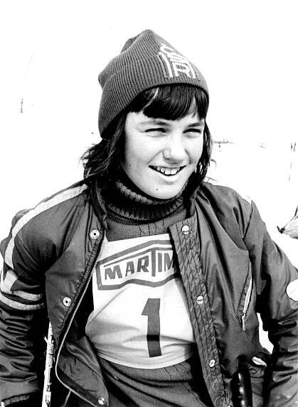Portrétová fotografie Olgy Charvátové z roku 1974
