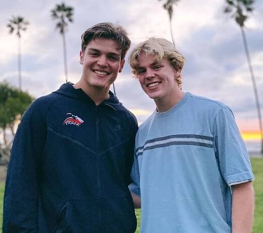 James Wright with Brother jack Wright
