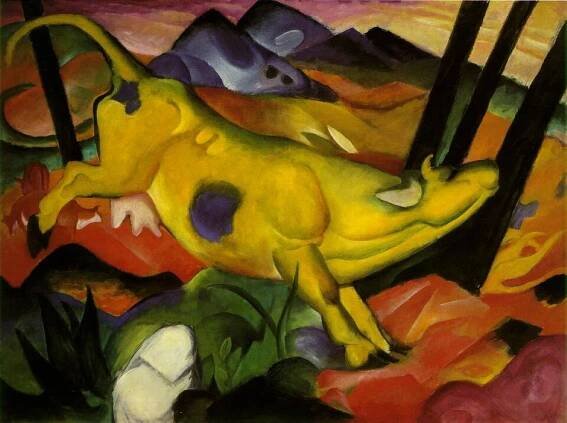 Soubor:Franz Marc-The Yellow Cow-1911.jpg – Wikipedie