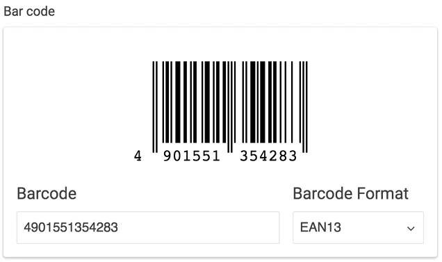 We got carried away and added a barcode renderer to the editor, so you can uh, scan it
