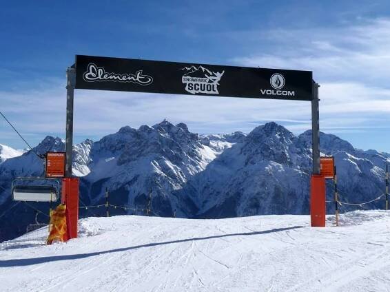 Snow park Scuol – Motta Naluns - terrain park Scuol – Motta Naluns