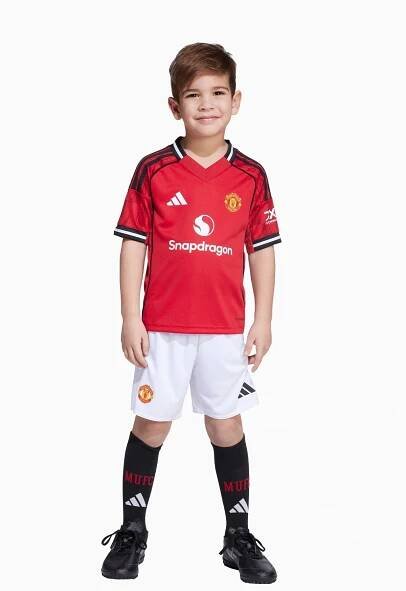 Dres adidas Manchester United 25/26 domácí Little Kids