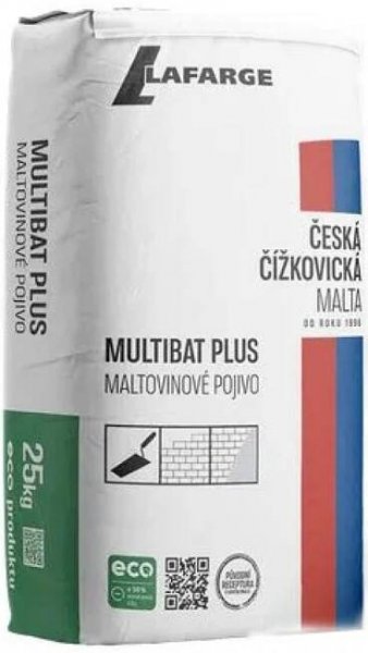 Maltovinové pojivo Holcim Multibat Plus (25 kg) - INVEST - STAR, s.r.o.
