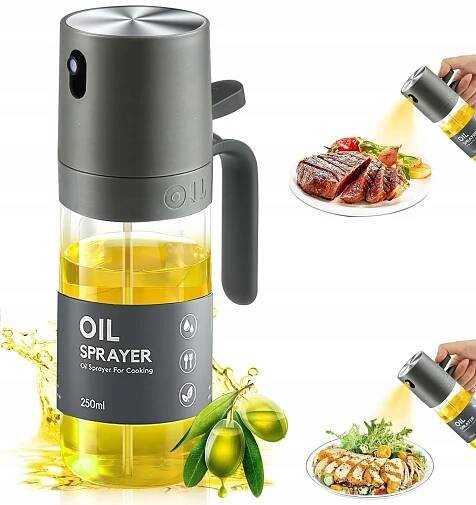 POSTŘIKOVAČ OLEJE DÁVKOVAČ OCETOVÉHO OLEJE VE SPREJI 250 ml SKLENĚNÁ LAHVIČKA za 188.00CZK - Allegro