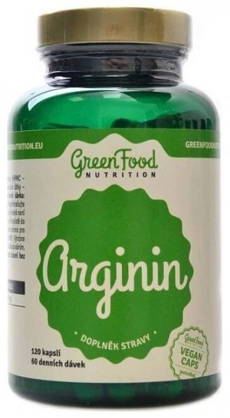 Green Food nutrition Arginin 120 cps.