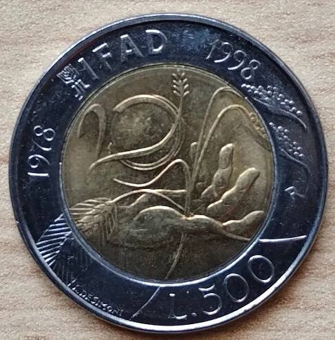 Itálie 500 Lir IFAD - Numismatika
