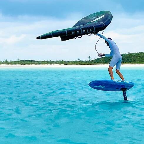 Wing-foiling - Kite Boat Cruises - Bahamas