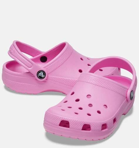 Klasické dětské žabky Crocs Classic Kids Clog K 206991 TAFFY PINK Barva růžová