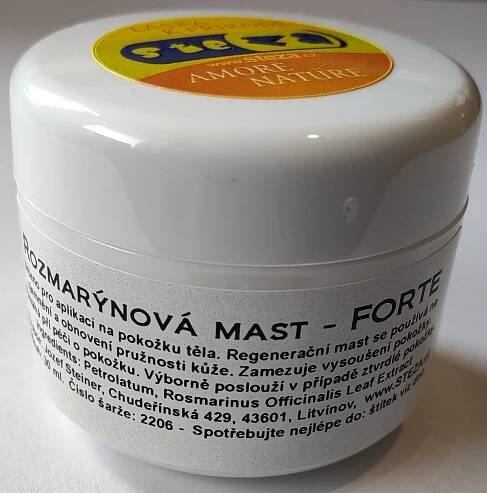 Tinktur - Rozmarýnová mast - FORTE, 1 kelímek