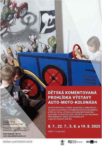 Dětem / Komentovaná prohlídka výstavy auto-moto-kolonáda