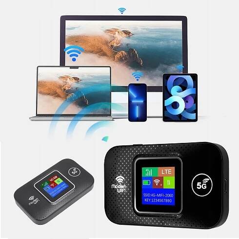 PŘENOSNÝ MODEM WIFI ROUTER 4G LTE 5G SIM BEZDRÁTOVÝ ROUTER DO AUTA Stav balení originální