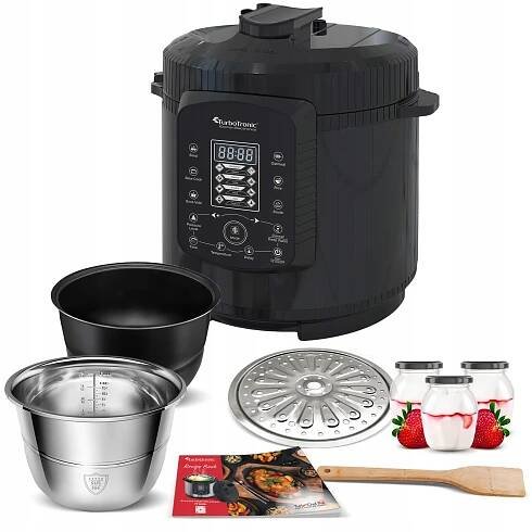 TLAKOVÝ HRNEC ELEKTRICKÝ MULTICOOKER KOMBINOVANÝ PARNÍ HRNEC 6L 1000W 70 KPA