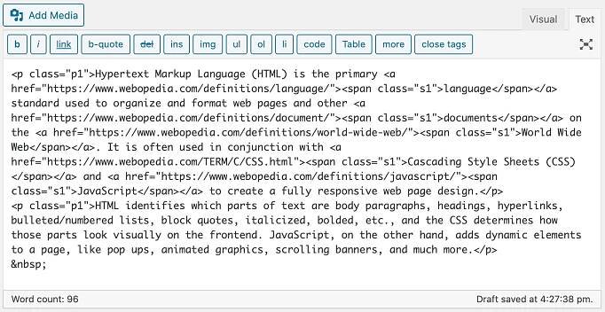 HTML