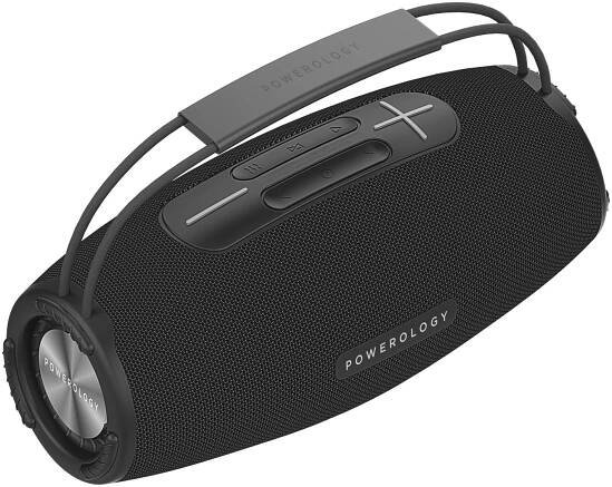 Powerology Phantom Wireless Bluetooth Speaker - Black