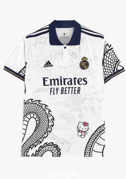 REAL MADRID WHITE DRAGONS x HELLO KITTY