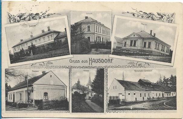 Hausdorf , koláž - Hukovice , okr. Nový Jičín | Sbíraní pohlednic