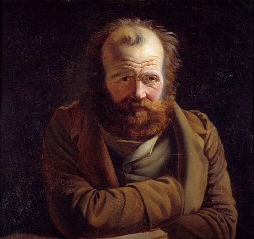 Portrait of Pierre Joseph Proudhon (1809-1865).