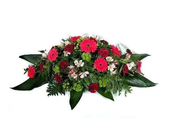 Smuteční aranžmá Gerbera Karafiát