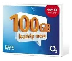 O2 DATOVÁ SIM KARTA - 100 GB MĚSÍČNĚ