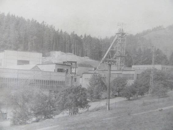 1983 foto ze Stříbra po Rauchovi - Bratrstvo svaté Barbory