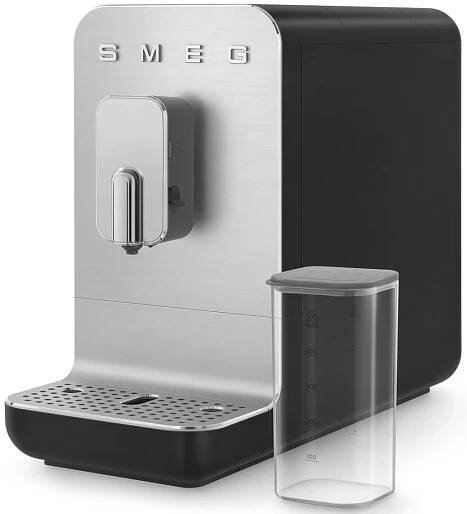 Ivo GRANDIČ - Kávovary - Smeg - Smeg BCC13BLMEU espresso kávovar černý, hliníkový přední panel
