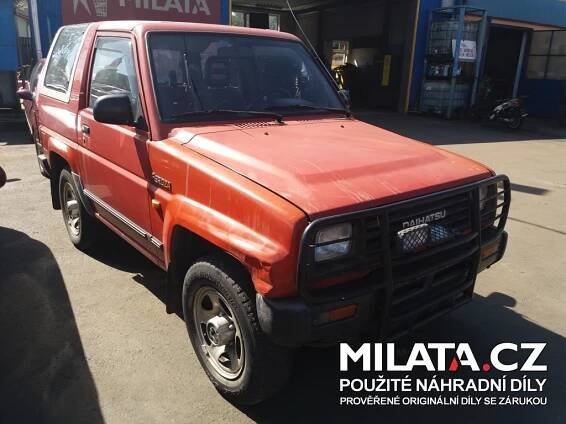 Náhradní díly DAIHATSU FEROZA 1.6 - vrakoviště MILATA