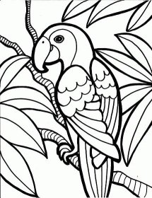 Jungle Coloring Pages, Online Coloring Pages, Easy Coloring Pages, Coloring Sheets For Kids, Printable Coloring Sheets, Coloring Pages To Print, Animal Coloring Pages, Coloring Books, Kids Coloring