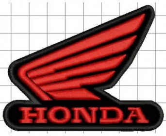 nášivka Honda křídla