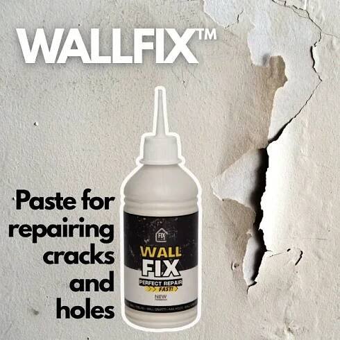 WallFixTM Pasta pro opravu prasklin a děr ve stěnách