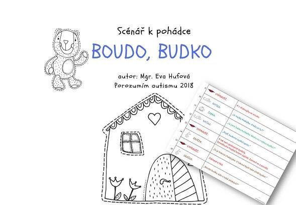 Scénář k pohádce Boudo, budko - E-shop Porozumím autismu