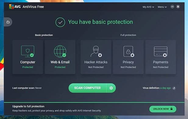 AVG Antivirus Free - Ease of Use